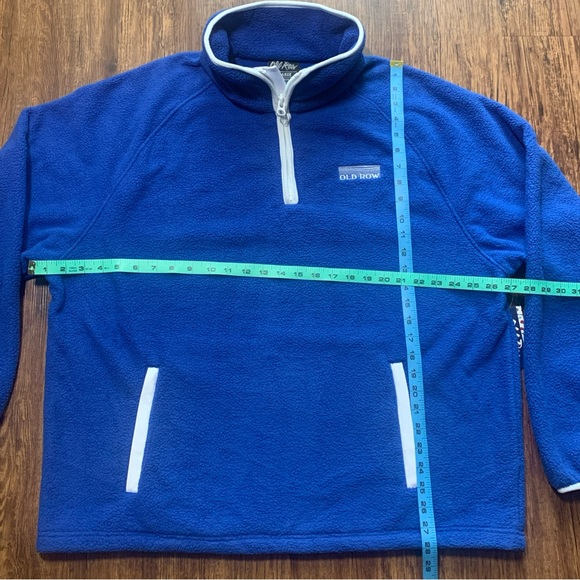 Old Row Quarter Zip Fleece Pullover Sweatshirt Royal Blue Men’s XL NWT - Picture 3 of 10